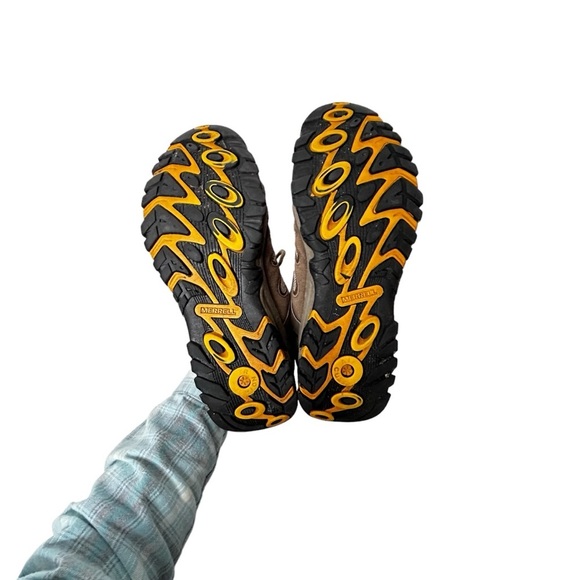 Merrell Men’s Ridgepass Trail/Hiking/Walking Shoes in Boulder/Old Gold Sz 10 - Picture 12 of 15